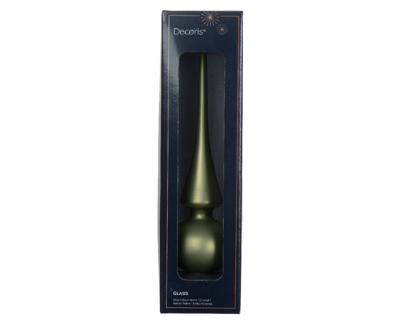 Piek glas d6h26 cm rosemarijn M - Decoris