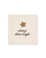 HEMA Tegel 10x10cm keramiek ster 'always shine bright' beige
