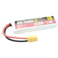 Red Power LiPo accupack 7.4 V 6500 mAh 35 C Softcase XT90 - thumbnail