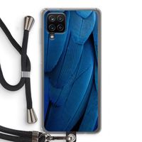 Pauw: Samsung Galaxy A12 Transparant Hoesje met koord Pauw: Samsung Galaxy A12 Transparant Hoesje met koord
