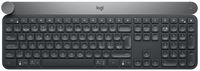 Logitech Craft Advanced keyboard with creative input dial toetsenbord RF-draadloos + Bluetooth QWERTY Scandinavisch Zwart, Grijs - thumbnail