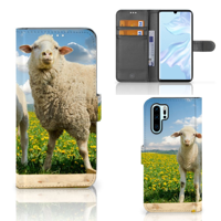 Huawei P30 Pro | Telefoonhoesje | Met pasjeshouder | Schaap en Lammetje