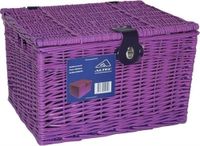 Bakkersmand blauwgrijs large 47x31x28 met deksel