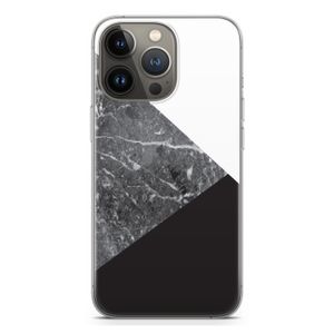 Combinatie marmer: iPhone 13 Pro Transparant Hoesje