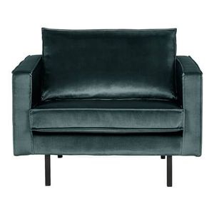 BePureHome Rodeo Fauteuil - Velvet - Teal