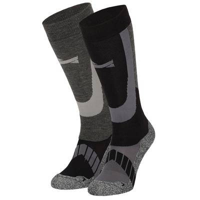 Xtreme Skisokken Unisex 2-pack Multi Black-45/47