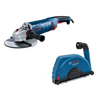 Bosch Professional GWS 24-230 JZ Haakse Slijper 230mm 2400W + GDE 230 FC-S Stofafzuigkap - 0615A5004S