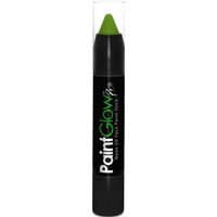 Face paint stick - neon groen - UV/blacklight - 3,5 gram - schmink/make-up stift/potlood   - - thumbnail