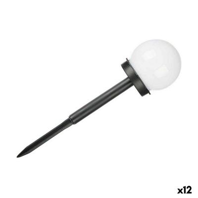 Markeerder Ibergarden Wit Zwart Plastic 10 x 34,5 x 10 cm 10 x 24,5 x 10 cm Klot Zonne-energie (12 Stuks)