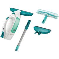 Leifheit 51016 dry & clean raamzuiger met steel + smalle zuigmond en inwasser Leifheit 51016 dry & clean raamzuiger met steel + smalle zuigmond en inwasser