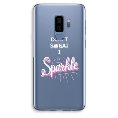 Sparkle quote: Samsung Galaxy S9 Plus Transparant Hoesje