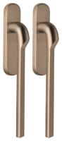 Formani Rivio by Gensler GL230PAY massieve paarsgewijze set hefschuifdeurbeslag inclusief cilindergat PC69 - PVD licht brons