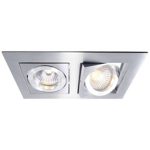 Deko Light Kardan II 110101 Plafondinbouwring LED, Halogeen GU5.3, MR16 50 W Zilver