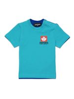 DSQUARED2 KIDS t-shirt Sport Edtn.09 à design colour block - Bleu