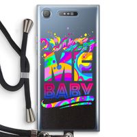 Touch Me: Sony Xperia XZ1 Transparant Hoesje met koord