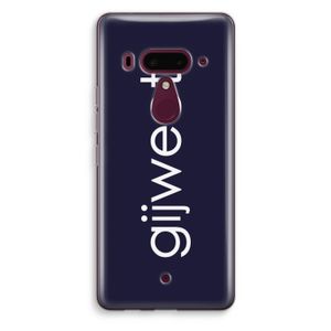 Gijweet: HTC U12+ Transparant Hoesje