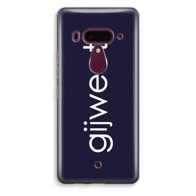 Gijweet: HTC U12+ Transparant Hoesje