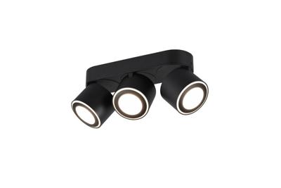 Trio Zwarte led spotTaurus 3-lichts - 652910332