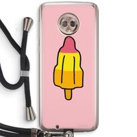 Raketijsje: Motorola Moto G6 Transparant Hoesje met koord