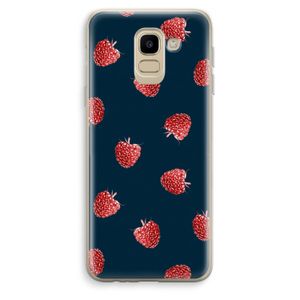Framboosjes: Samsung Galaxy J6 (2018) Transparant Hoesje