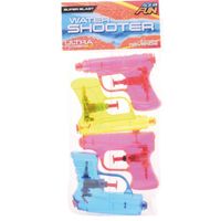 Waterpistool/waterpistolen 4-pack 11 cm   -