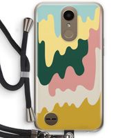 Baar B: LG K10 (2017) Transparant Hoesje met koord