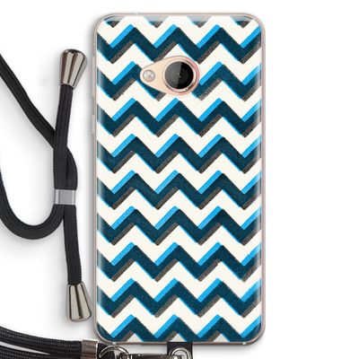 Onderbroken lijn: HTC U Play Transparant Hoesje met koord
