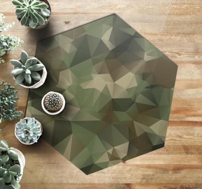 Jeugd vinyl tapijt Geometrische camouflage