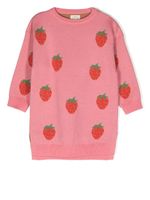 Konges Sløjd robe-pull en maille intarsia - Rose