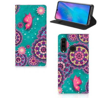 Huawei P30 Lite New Edition | Bookcase | Cirkels en Vlinders