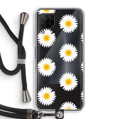 Margrietjes: Huawei P40 Lite Transparant Hoesje met koord