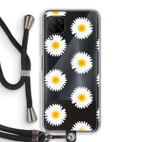 Margrietjes: Huawei P40 Lite Transparant Hoesje met koord