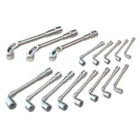 XHANDER gebogen Pijpsleutelset 16-delig - 8 tot 24 mm