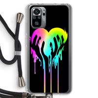 Hold My Heart: Xiaomi Redmi Note 10S Transparant Hoesje met koord