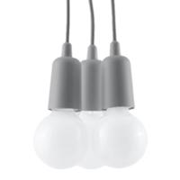 Hanglamp DIEGO 3 grijs