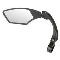 M-Wave fietsspiegel links 110 x 55 mm zwart M-Wave fietsspiegel links 110 x 55 mm zwart