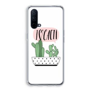 I love cacti: OnePlus Nord CE 5G Transparant Hoesje
