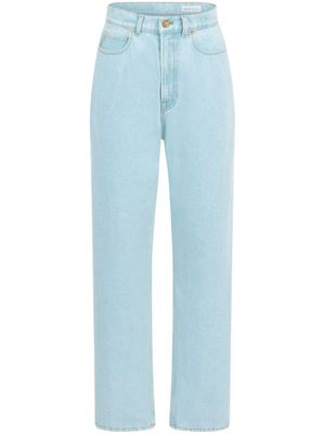 Nina Ricci jean ample à taille haute - Bleu