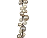Slinger kunststof l6b6h180 cm parel kerst Decoris - Decoris