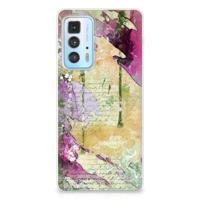 Smartphone hoesje Motorola Edge 20 Pro Letter Painting