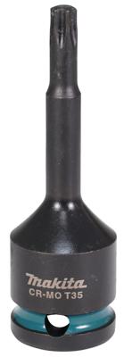 Makita Accessoires Slagschroefbit T35x78mm Impact Black 1/2" VK - E-19803