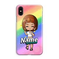 Chibi Maker vrouw: iPhone XS Max Volledig Geprint Hoesje