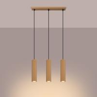 Hanglamp KARBON 3L goud