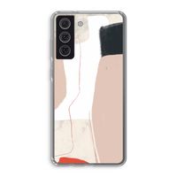 Lava: Samsung Galaxy S21 FE Transparant Hoesje