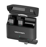 Set van 2 Vention USB-C-microfoons + oplaadcase