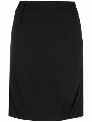 Christian Dior Pre-Owned jupe à taille haute (2006) - Noir