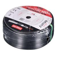Maclean MCTV-477 coax-kabel 100 m Zwart