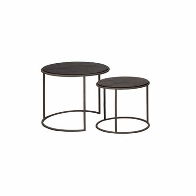 RENEW Salontafel 'Spello' Teakhout, Set van 2 stuks