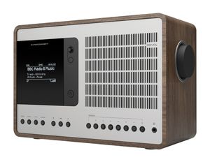 Revo SuperConnect - DAB+ - internet radio en Spotify - Walnoot/Zilver