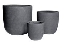 Clayfibre Egg Pot Lead D25H25 - Mcollections